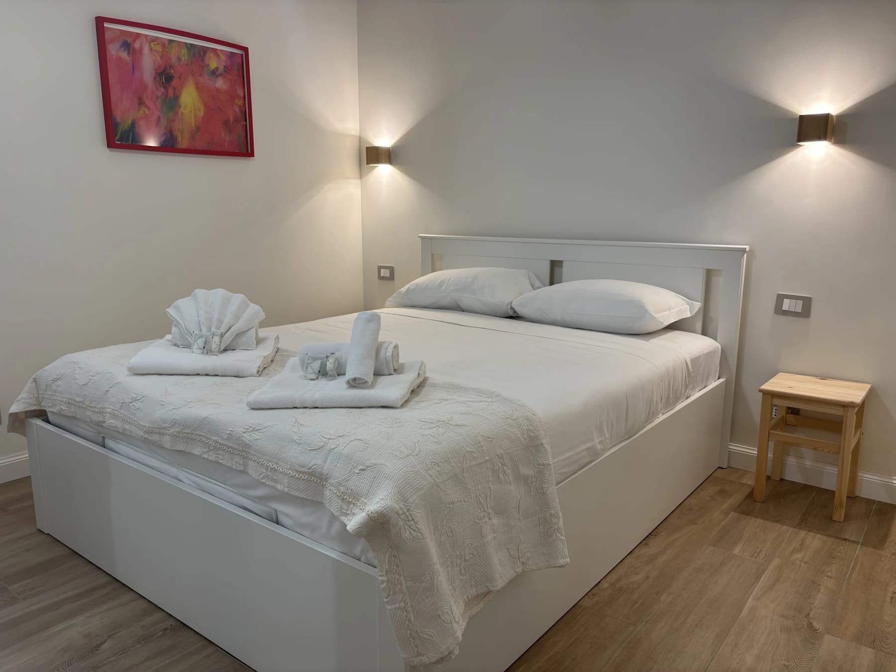 Living area and second bedroom