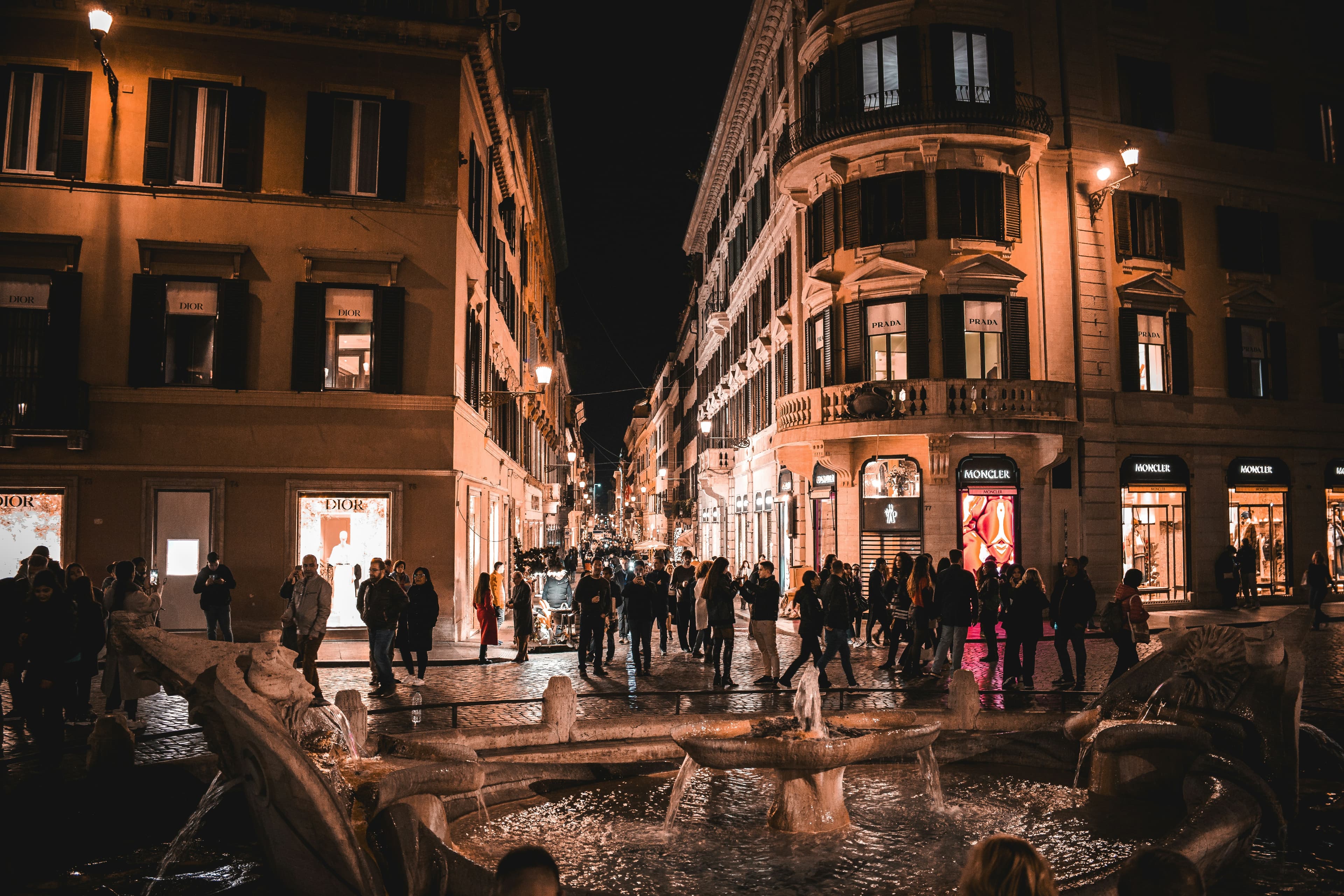 Rome at night
