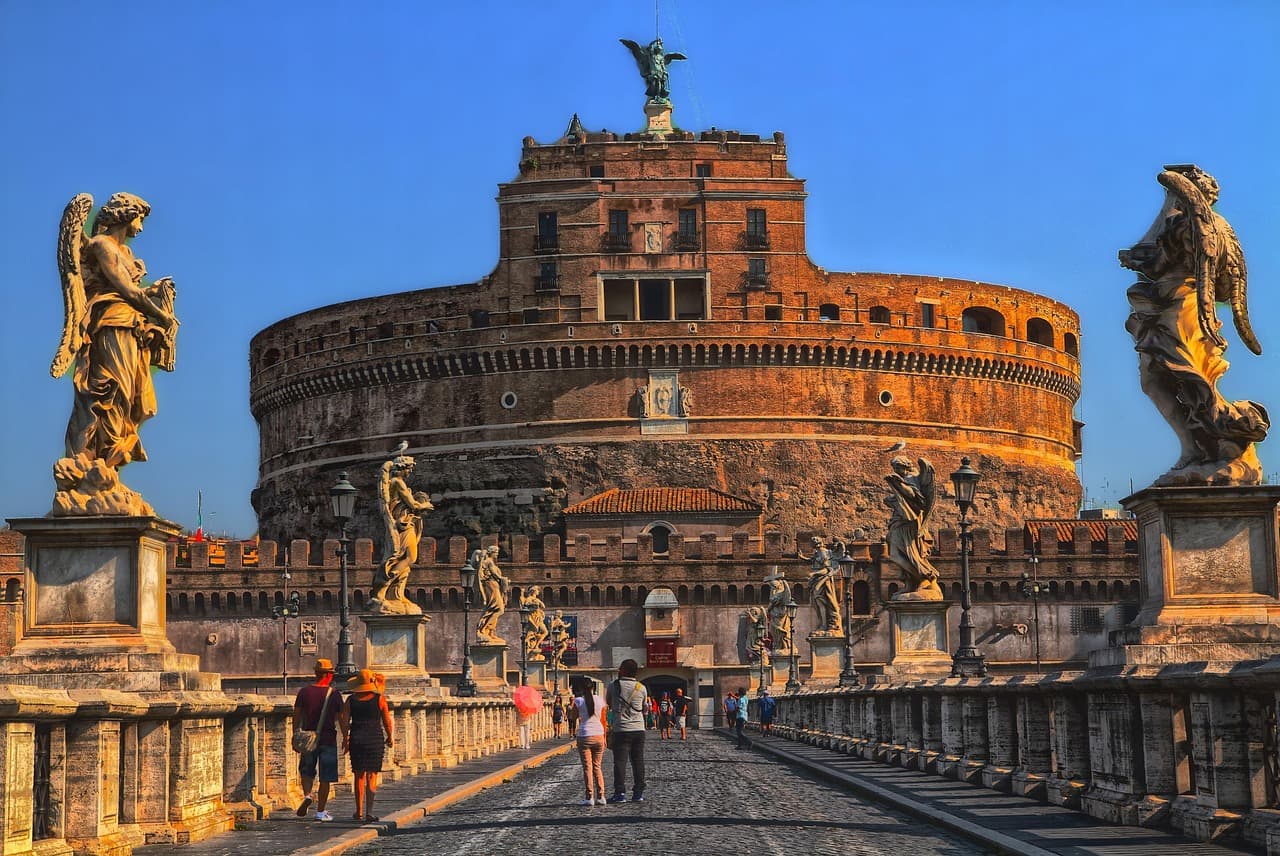 Castel Sant'Angelo at dusk