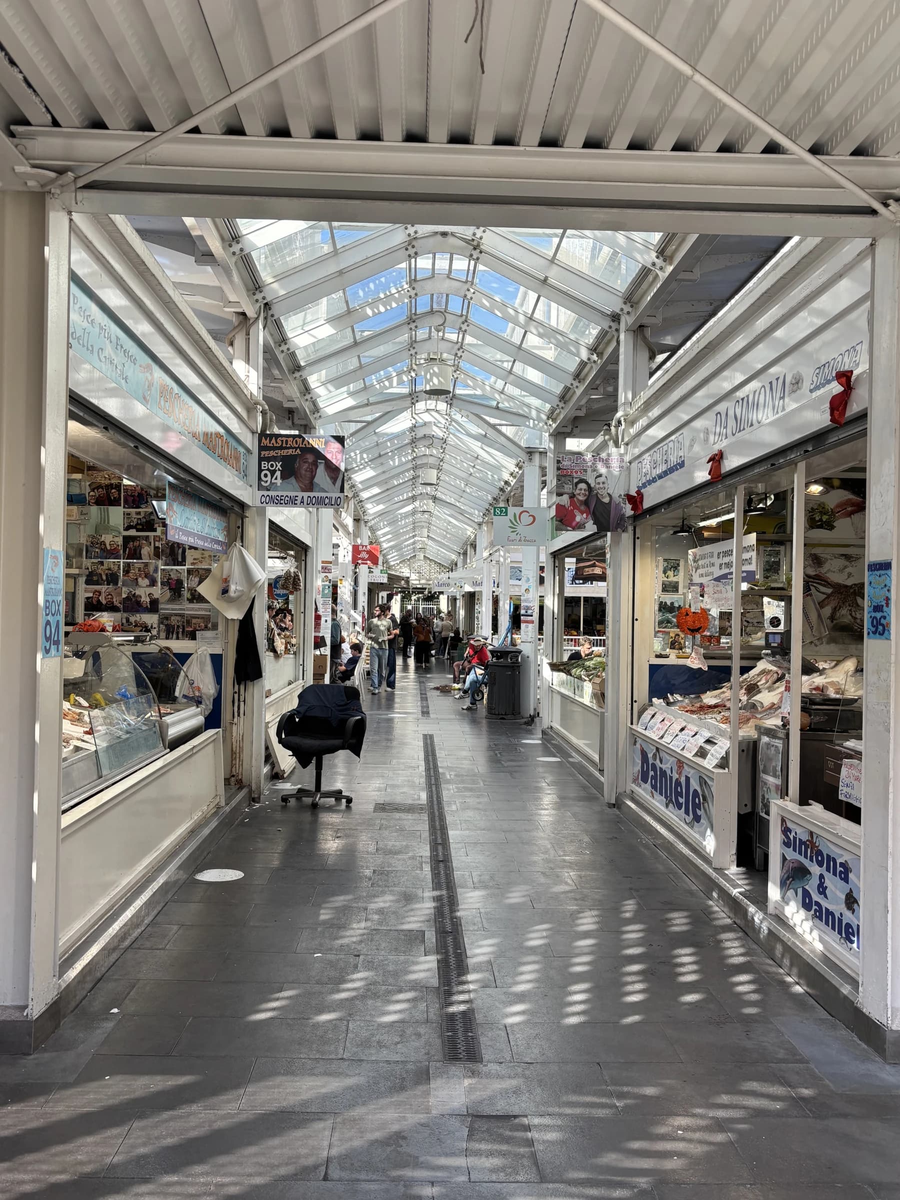 Testaccio covered market interior, Rome