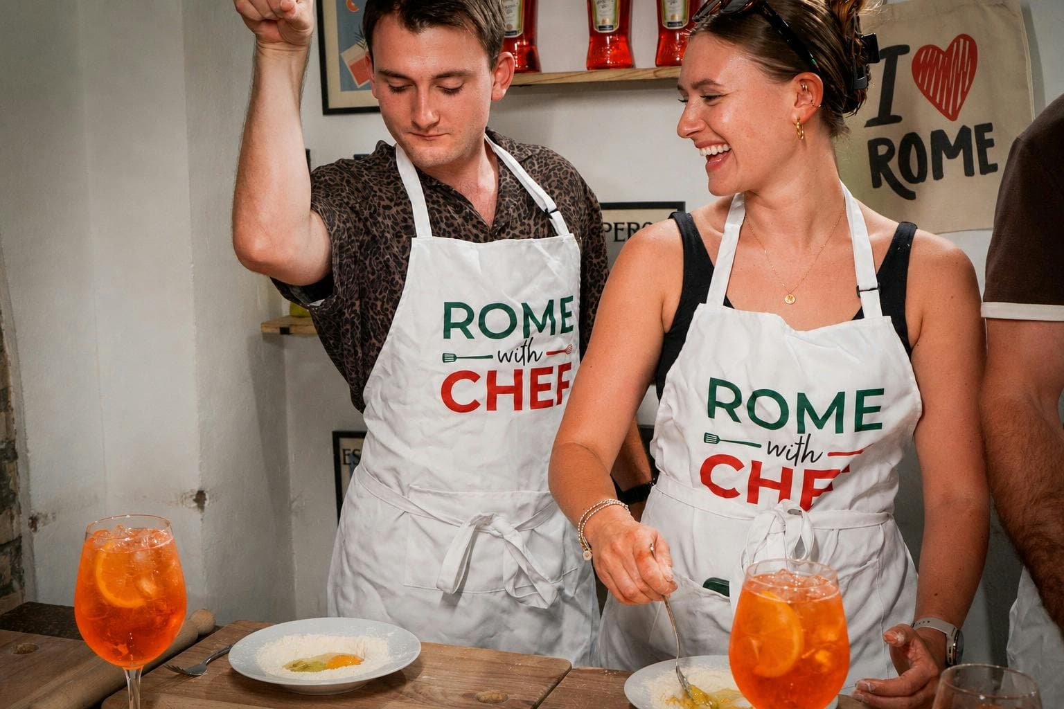 Spritz & spaghetti cooking class