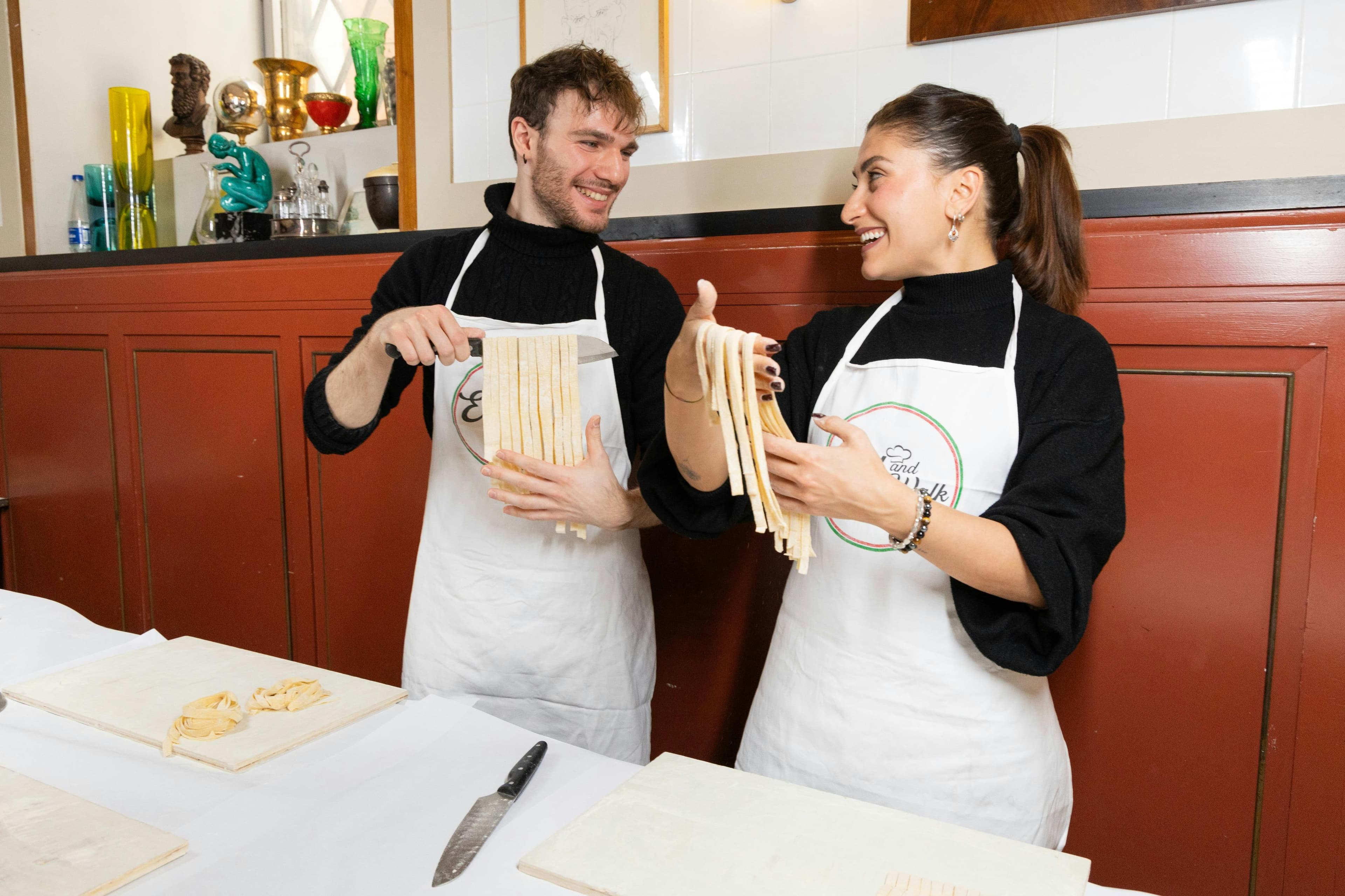 Pasta and tiramisu workshop